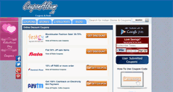 Desktop Screenshot of couponalbum.in